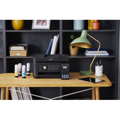 МФУ ink color A4 Epson EcoTank L5290 33_15 ppm Fax ADF USB Ethernet Wi-Fi 4 inks (C11CJ65407)