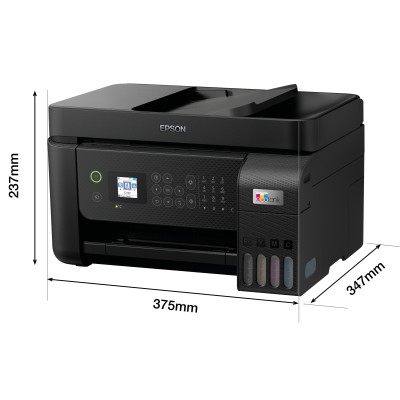 МФУ ink color A4 Epson EcoTank L5290 33_15 ppm Fax ADF USB Ethernet Wi-Fi 4 inks (C11CJ65407)