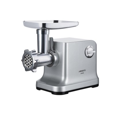 Мясорубка Ardesto, 2200Вт, призв. -2кг/мин, 2 решетки + для колбас., кеббе, 3 терки, металл, серебристый (MGL-3580D)