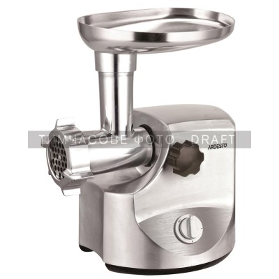 Мясорубка Ardesto, 3000Вт, призв. -2.6кг/мин, 4 решетки + для колбас., кеббе, 3 терки, металл, серебристый (MGA-3000W)