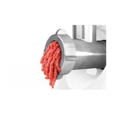 Купити Мясорубка Bosch, 1500Вт, 1.8кг/мин, 2 решетки, насадка для колбас, кеббе, пластик, белый (MFW3520W)