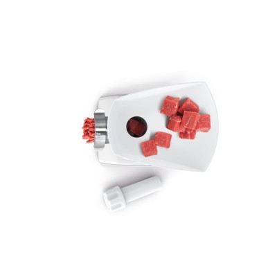 Купити Мясорубка Bosch, 1500Вт, 1.8кг/мин, 2 решетки, насадка для колбас, кеббе, пластик, белый (MFW3520W)