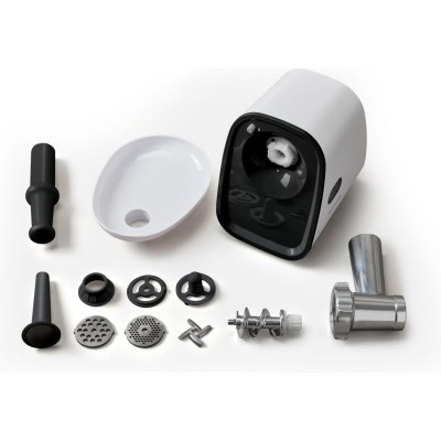 Купити Мясорубка Gorenje, 1500Вт, 1.9кг/мин, 2 решетк, насадка для колбас, 3 терки, пластик/металл, белый/черный (MG1500XG)