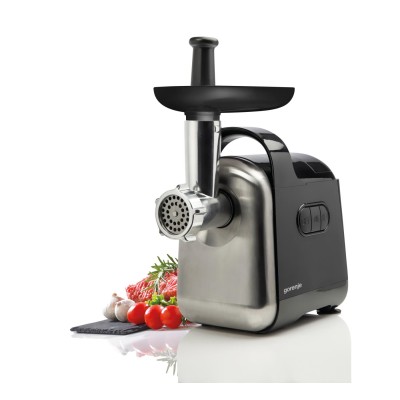 Купити Мясорубка Gorenje, 1800Вт, 1.6кг/мин, 2 решетки, пластик/металл, черный (MG1800BK)