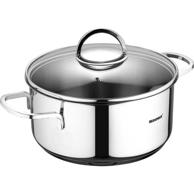 Набір каструль Bergner Classic, 1.7 л, 2.3 л, 3.3 л, 6 предметів (BG-6284)