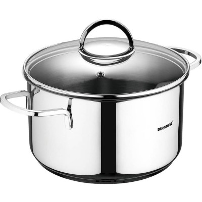 Набір каструль Bergner Classic, 1.7 л, 2.3 л, 3.3 л, 6 предметів (BG-6284)
