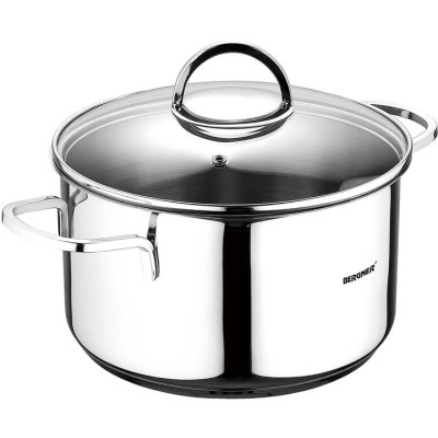 Набір каструль Bergner Classic, 1.7 л, 2.3 л, 3.3 л, 6 предметів (BG-6284)
