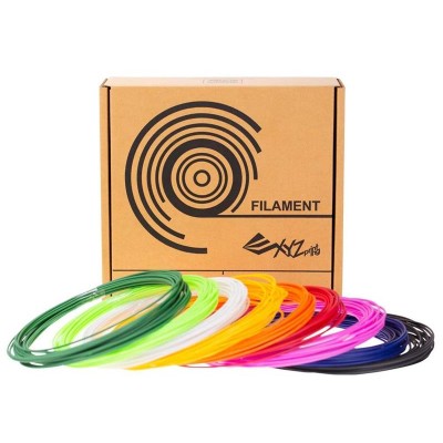 Набор нити 1.75мм PCL XYZprinting для ручки 3D Cool, 9 цветов(8MX9) 346г (RFPCLXTW00F)