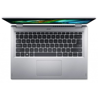 Купити Ноутбук Acer Aspire 3 Spin 14 A3SP14-31PT 14" WUXGA IPS Touch, Intel P N200, 8GB, F256GB, UMA, Lin, серебристый (NX.KENEU