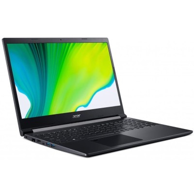 Ноутбук Acer Aspire 7 A715-75G 15.6FHD IPS/Intel i5-10300H/8/512F/NVD1650Ti-4/Lin/Black (NH.Q9AEU.007)