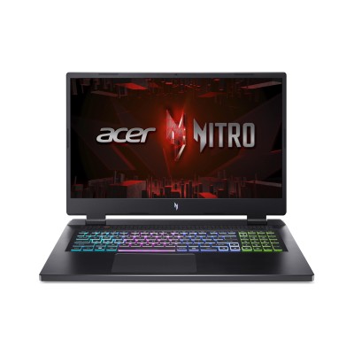 Ноутбук Acer Nitro 17 AN17-51 17.3" QHD IPS, Intel i7-13700H, 32GB, F1TB, NVD4060-8, Lin, черный (NH.QK6EU.004)