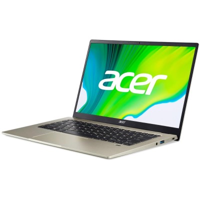 Ноутбук Acer Swift 1 SF114-34 14" FHD IPS, Intel P N6000, 8GB, F256GB, UMA, Lin, золотой (NX.A7BEU.00J)