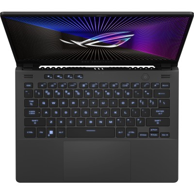 Ноутбук ASUS ROG Zephyrus G14 GA402NV-N2019 14" QHD+ IPS, AMD R7-7735HS, 16GB, F1TB, NVD4060-8, NoOS, Серый (90NR0E62-M001W0)