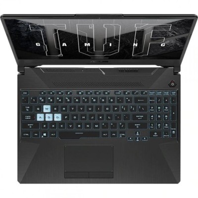 Ноутбук ASUS TUF Gaming F15 FX506HC-HN001 15.6" FHD IPS, Intel i5-11400H, 8GB, F512GB, NVD3050-4, NoOS, Черный (90NR0724-M04070)