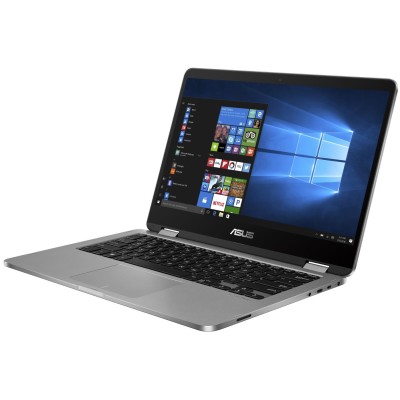 Ноутбук ASUS Vivobook Flip 14 TP401MA-EC448W 14FHD Touch IPS, Intel C N4020, 4GB, F256GB, int, Win11, Серый (90NB0IV1-M004M0)