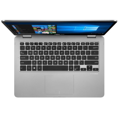 Ноутбук ASUS Vivobook Flip 14 TP401MA-EC448W 14FHD Touch IPS, Intel C N4020, 4GB, F256GB, int, Win11, Серый (90NB0IV1-M004M0)