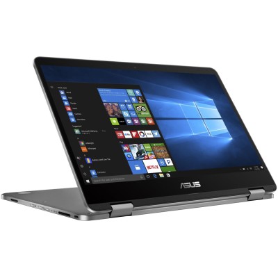 Ноутбук ASUS Vivobook Flip 14 TP401MA-EC448W 14FHD Touch IPS, Intel C N4020, 4GB, F256GB, int, Win11, Серый (90NB0IV1-M004M0)