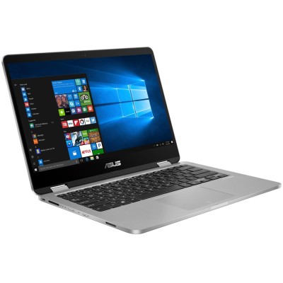 Ноутбук ASUS Vivobook Flip 14 TP401MA-EC476T 14FHD Touch IPS/Intel Cel N4020/4/256F/int/W10/Grey (90NB0IV1-M002P0)