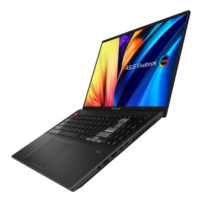 Ноутбук ASUS Vivobook Pro 16X N7601ZW-MQ112W 16" 4K OLED, Intel i7-12700H, 32GB, F2TB, NVD3070-8, Win11, Черный (90NB0Y31-M004C0