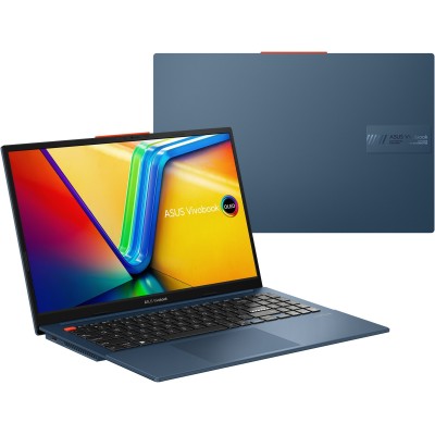 Ноутбук ASUS Vivobook S 15 K5504VA-L1118WS 15.6" FHD OLED, Intel i9-13900H, 16GB, F1TB, UMA, Win11, Голубой (90NB0ZK1-M00520)