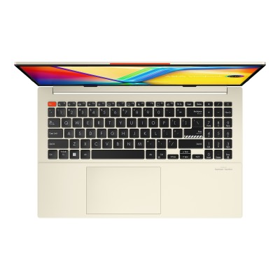 Ноутбук ASUS Vivobook S 15 K5504VN-L1026WS 15.6" FHD OLED, Intel i9-13900H, 16GB, F1TB, IntelA370M-4, Win11, Белый (90NB0ZQ4-M00