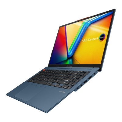 Ноутбук ASUS Vivobook S 15 K5504VN-L1031WS 15.6" FHD OLED, Intel i5-13500H, 16GB, F512GB, IntelA370M-4, Win11, Голубой (90NB0ZQ1
