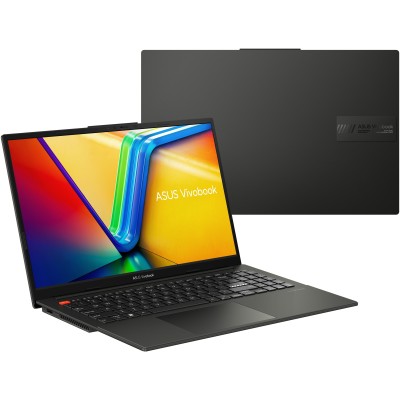 Ноутбук ASUS Vivobook S 15 K5504VN-L1032WS 15.6" FHD OLED, Intel i5-13500H, 16GB, F512GB, IntelA370M-4, Win11, Черный (90NB0ZQ2-
