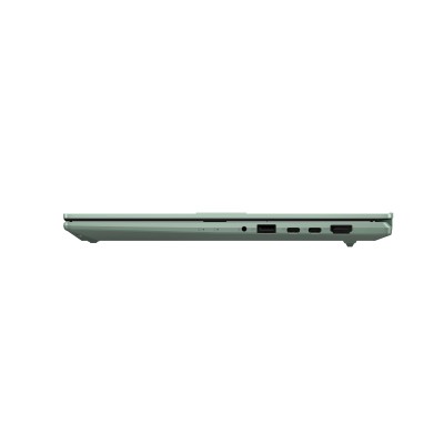 Ноутбук ASUS Vivobook S 15 M3502QA-BQ213 15.6" FHD IPS, AMD R5-5600H, 16GB, F512GB, UMA, NoOS, Зеленый (90NB0XX3-M00A00)
