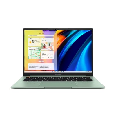 Купити Ноутбук ASUS Vivobook S 15 M3502QA-L1210 15.6" FHD OLED, AMD R5-5600H, 16GB, F512GB, UMA, NoOS, Зеленый (90NB0XX3-M009X0)