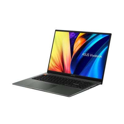 Ноутбук ASUS Vivobook S 16X S5602ZA-KV162 16" WQXGA IPS, Intel i5-12500H, 16GB, F512GB, UMA, NoOS, Black (90NB0WD1-M006A0)
