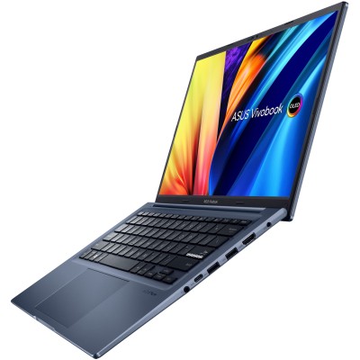 Ноутбук ASUS X1403ZA-KM100W 14 2.8K OLED/Intel i5-12500H/8/512F/int/W11/Blue (90NB0WQ2-M00C00)