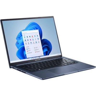 Ноутбук ASUS X1403ZA-KM100W 14 2.8K OLED/Intel i5-12500H/8/512F/int/W11/Blue (90NB0WQ2-M00C00)