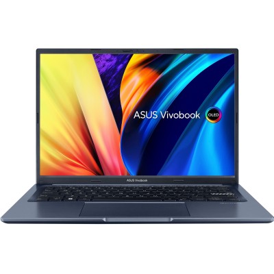 Ноутбук ASUS X1403ZA-KM100W 14 2.8K OLED/Intel i5-12500H/8/512F/int/W11/Blue (90NB0WQ2-M00C00)