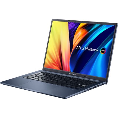Ноутбук ASUS X1403ZA-KM100W 14 2.8K OLED/Intel i5-12500H/8/512F/int/W11/Blue (90NB0WQ2-M00C00)