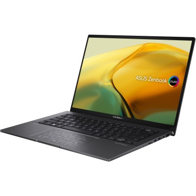 Ноутбук ASUS Zenbook 14 UM3402YA-KM191W 14" 2.8K OLED, AMD R5-5625U, 8GB, F512GB, UMA, Win11, Черный (90NB0W95-M012K0)