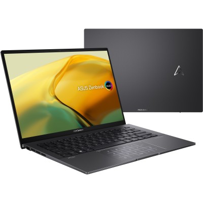 Ноутбук ASUS Zenbook 14 UM3402YA-KM191W 14" 2.8K OLED, AMD R5-5625U, 8GB, F512GB, UMA, Win11, Черный (90NB0W95-M012K0)