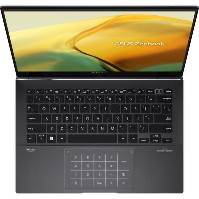 Ноутбук ASUS Zenbook 14 UM3402YA-KP246 14WQXGA IPS/AMD R5-5625U/16/512F/int/noOS/Black (90NB0W95-M00EY0)
