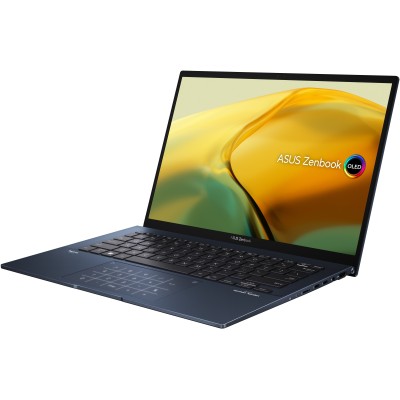 Ноутбук ASUS Zenbook 14 UX3402ZA-KM233W 14" 2.8K OLED, Intel i5-1240P, 8GB, F512GB, UMA, Win11, Голубой (90NB0WC1-M01HR0)