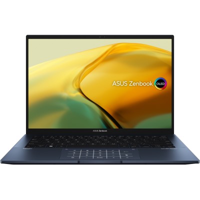 Ноутбук ASUS Zenbook 14 UX3402ZA-KM233W 14" 2.8K OLED, Intel i5-1240P, 8GB, F512GB, UMA, Win11, Голубой (90NB0WC1-M01HR0)