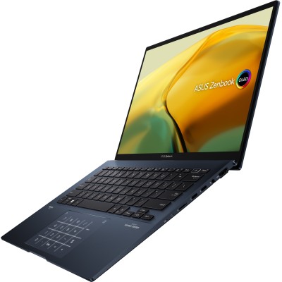 Ноутбук ASUS Zenbook 14 UX3402ZA-KM233W 14" 2.8K OLED, Intel i5-1240P, 8GB, F512GB, UMA, Win11, Голубой (90NB0WC1-M01HR0)