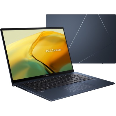 Ноутбук ASUS Zenbook 14 UX3402ZA-KP415W 14" WQXGA IPS, Intel i5-1240P, 16GB, F512GB, UMA, Win11, Голубой (90NB0WC1-M00W00)
