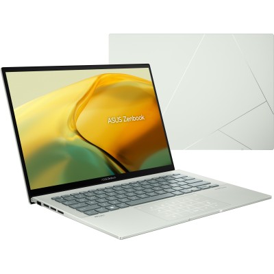 Ноутбук ASUS Zenbook 14 UX3402ZA-KP416W 14" WQXGA IPS, Intel i5-1240P, 16GB, F512GB, UMA, Win11, Морская волна (90NB0WC2-M00W10)