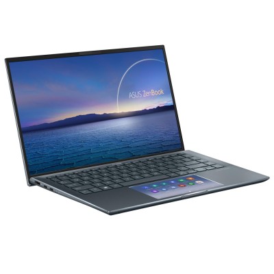 Ноутбук ASUS Zenbook 14 UX435EG-KK512R 14" FHD IPS, Intel i7-1165G7, 16GB, F1TB, NVD450-2, Win10P, Серый (90NB0SI2-M009K0)