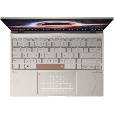 Ноутбук ASUS Zenbook 14X Space Edition UX5401ZAS-KN027X 14" 2.8K OLED, Intel i9-12900H, 32GB, F1TB, UMA, Win11P, Титан (90NB0WV7