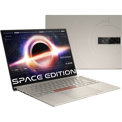 Ноутбук ASUS Zenbook 14X Space Edition UX5401ZAS-KN027X 14" 2.8K OLED, Intel i9-12900H, 32GB, F1TB, UMA, Win11P, Титан (90NB0WV7