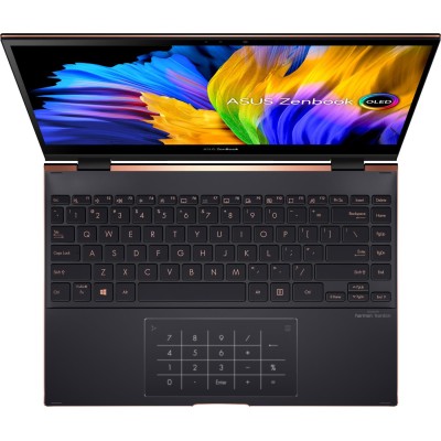 Ноутбук ASUS ZenBook Flip S UX371EA-HL488T 13.3UHD Touch OLED/Intel i7-1165G7/16/1024F/int/W10/Black (90NB0RZ2-M12220)