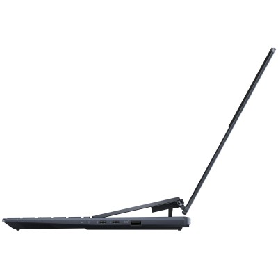Ноутбук ASUS Zenbook Pro 14 Duo UX8402VU-P1060 14.5" 2.8K OLED Touch, Intel i7-13700H, 16GB, F1TB, NVD4050-6, NoOS, Черный (90NB