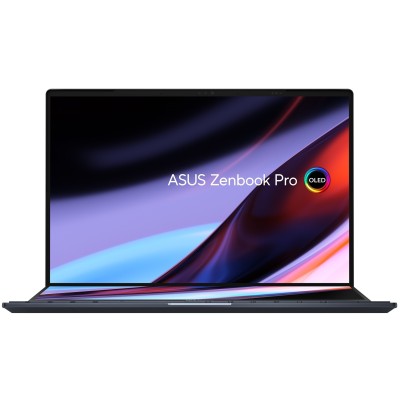 Ноутбук ASUS Zenbook Pro 14 Duo UX8402VV-P1046 14.5" 2.8K OLED, Intel i9-13900H, 32GB, F2TB, NVD4060-8, NoOS, Черный (90NB1172-M