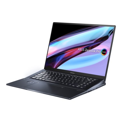 Ноутбук ASUS Zenbook Pro 16X UX7602ZM-ME074 16" 4K OLED Touch, Intel i7-12700H, 16GB, F1TB, NVD3060-6, NoOS, Черный (90NB0WU1-M0