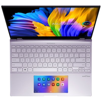 Купити Ноутбук ASUS ZenBook UX5400EG-KN132 14WQXGA+ Touch OLED/Intel i5-1135G7/16/512F/NVD450-2/noOS/Lilac Mist (90NB0T84-M000D0